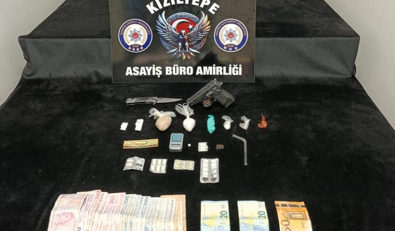 Kızıltepe’de takibe alınan araçta uyuşturucu madde yakalandı