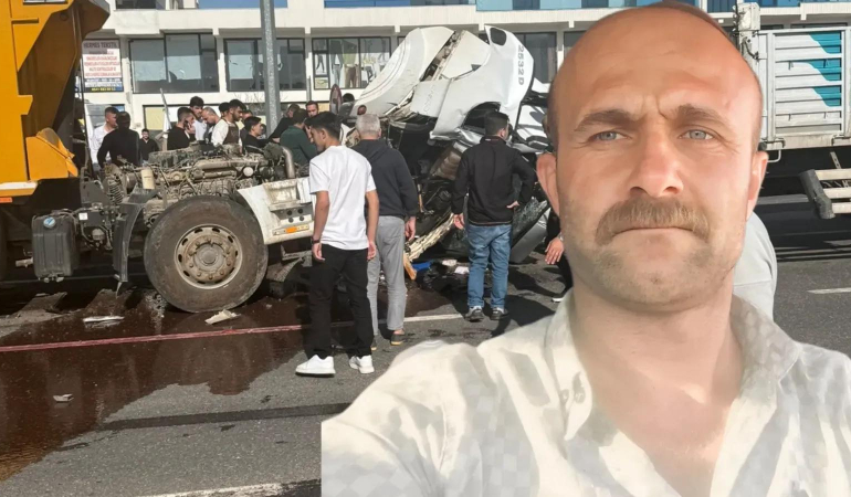 Mardin’de seyir halindeki kamyonun kupası düştü: 1 Ölü