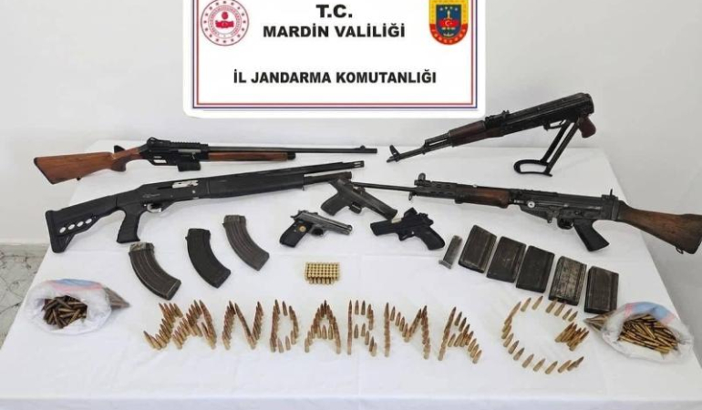 Mardin’de “Yasa Dışı Silah ve Tarihi Eser” Operasyonu